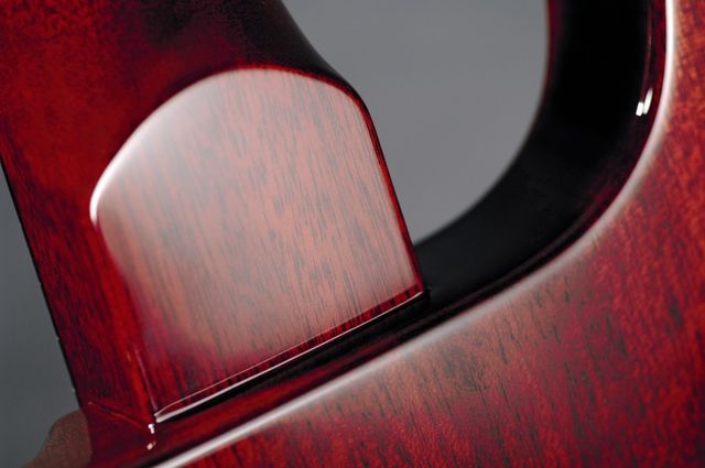 blank The neck join allows luxurious levels of upper-fret access